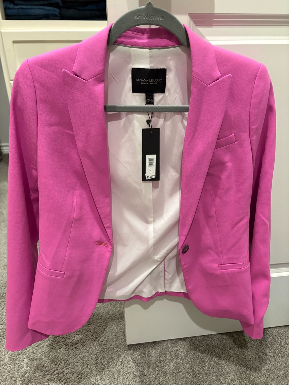 Banana Republic Bright Pink Tailored Women's Blazer